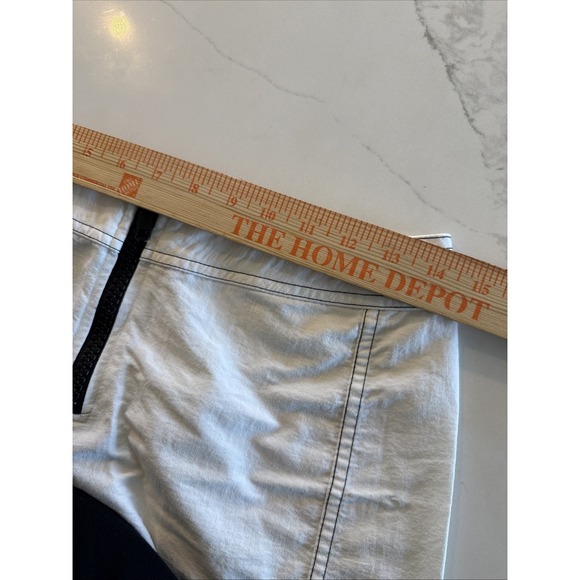 Vintage Women's Mossimo White Windbreaker Y2K Pants Size S made in USA - Picture 7 of 9